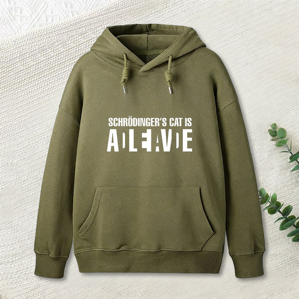 Schrodinger'S Cat Adleiavde Teeforgeeks Hoodie