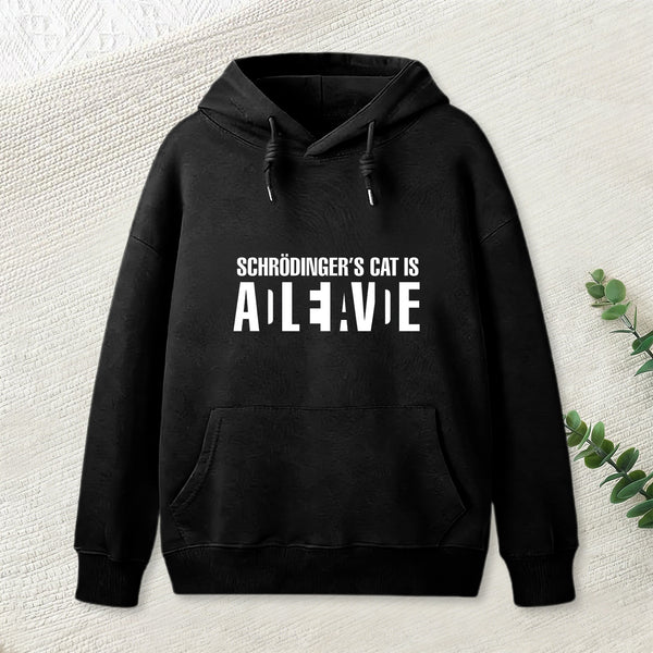Schrodinger'S Cat Adleiavde Teeforgeeks Hoodie