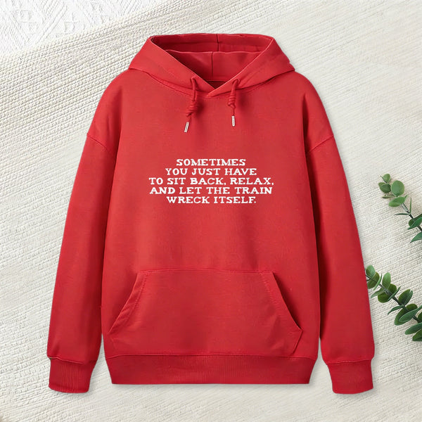 Let The Train Wreck Itself Teeforgeeks Hoodie