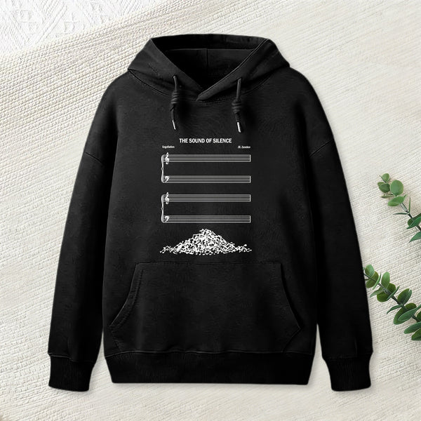 The Sound Of Silence Music Sheets Teeforgeeks Hoodie