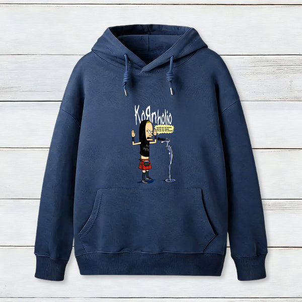 Nu Metal Rock Band Cartoon Parody Teeforgeeks Hoodie