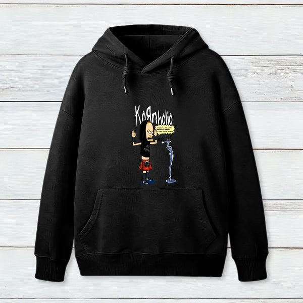 Nu Metal Rock Band Cartoon Parody Teeforgeeks Hoodie