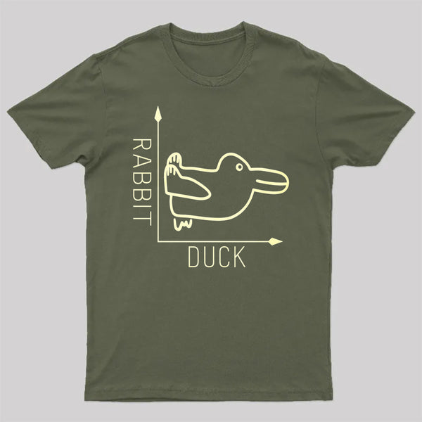 Rabbit or Duck Funny Geek T-Shirt