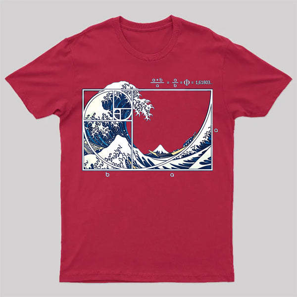 The Great Fibonacci Wave Science Geek T-Shirt