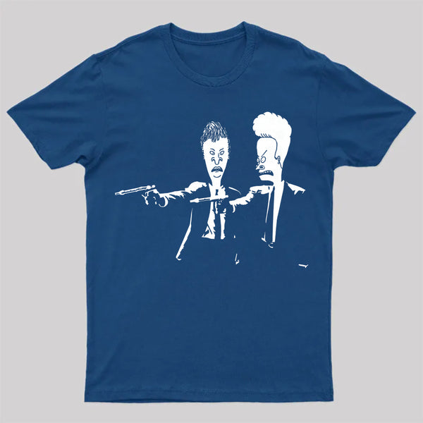 Beavis And Butthead Pulp Fiction Nerd T-Shirt