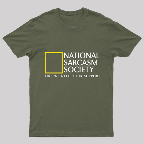 National Sarcasm Society Nerd T-Shirt