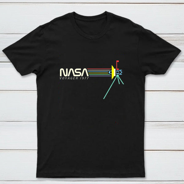 Retro Nasa Voyager Spacecraft T-shirt