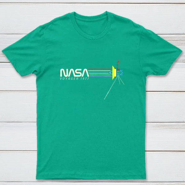 Retro Nasa Voyager Spacecraft T-shirt