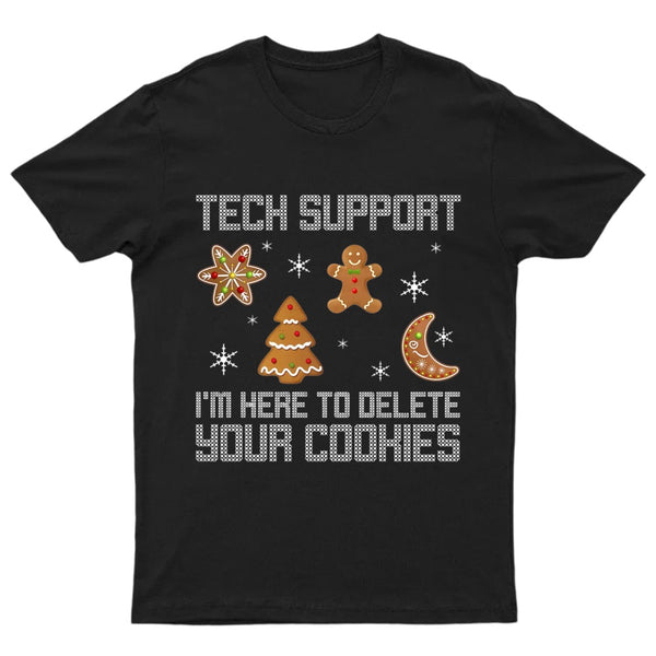 Funny Christmas Tech Support Computer Programmer T-Shirt