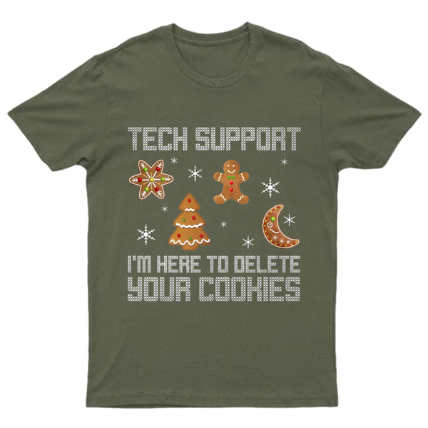 Funny Christmas Tech Support Computer Programmer T-Shirt