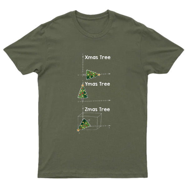 Math Christmas Tree T-Shirt