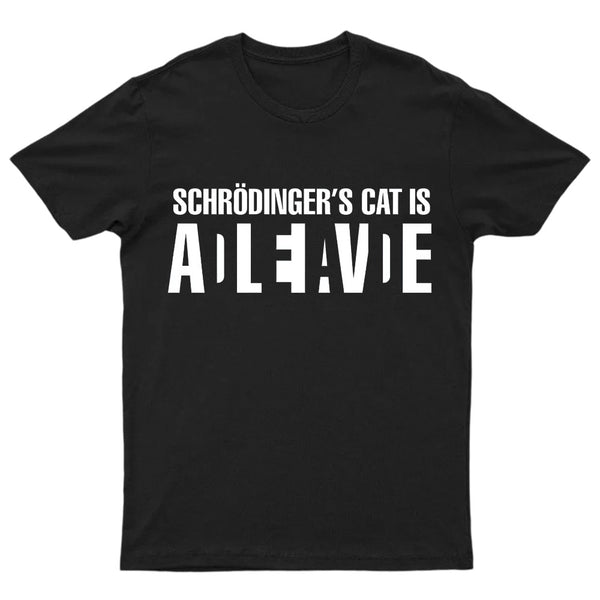Schrodinger's Cat ADLEIAVDE Geek Science T-Shirt