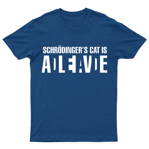 Schrodinger's Cat ADLEIAVDE Geek Science T-Shirt