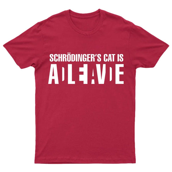 Schrodinger's Cat ADLEIAVDE Geek Science T-Shirt