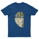Distressed Fibonacci Spiral Geek Graphic T-Shirt
