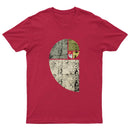 Distressed Fibonacci Spiral Geek Graphic T-Shirt