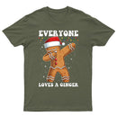 Gingerbread Dabbing Dance Christmas T-Shirt