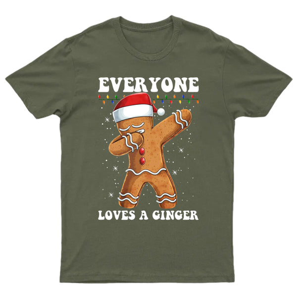 Gingerbread Dabbing Dance Christmas T-Shirt