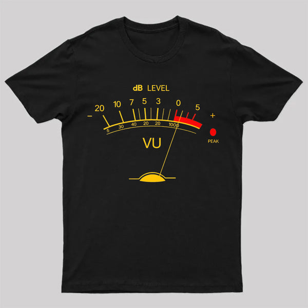 Volume VU Meter Vintage T-Shirt