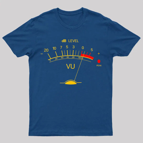 Volume VU Meter Vintage T-Shirt