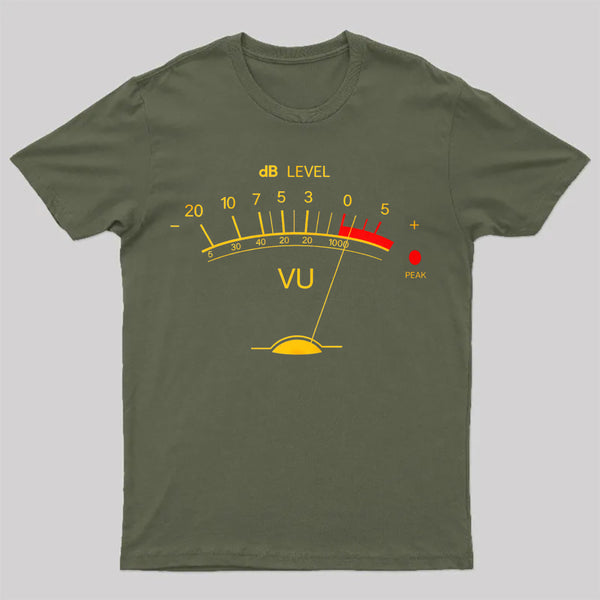 Volume VU Meter Vintage T-Shirt