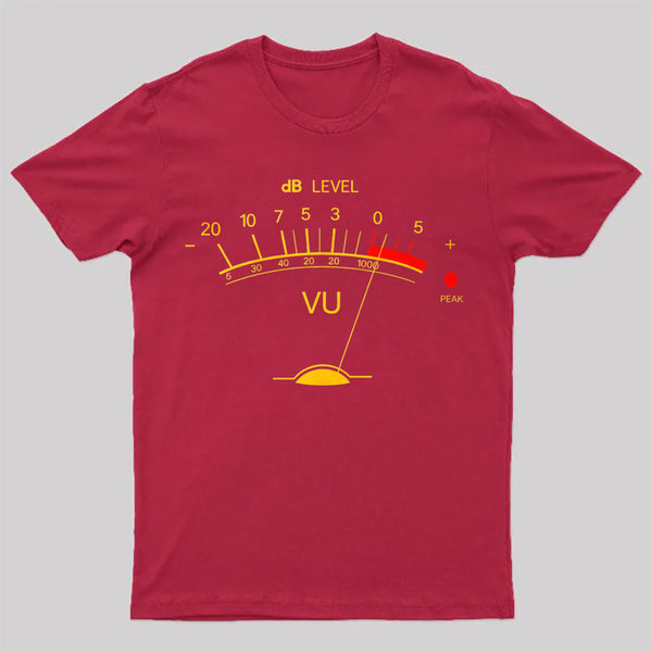 Volume VU Meter Vintage T-Shirt