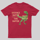 Equations Of Motion Science Velociraptor T-Shirt