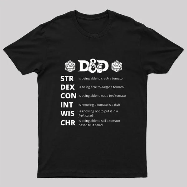 Dungeons And Dragons Gift Geek T-Shirt