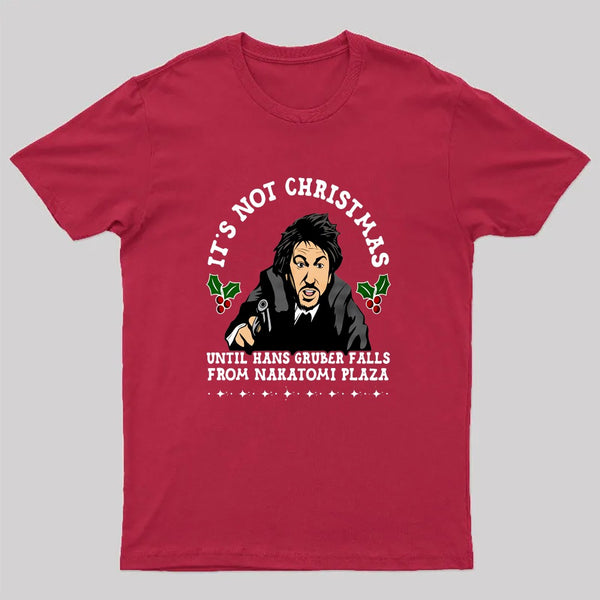 Hans Gruber Christmas Geek T-Shirt