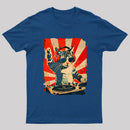 Rock Music Cat Vintage Geek T-Shirt