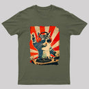 Rock Music Cat Vintage Geek T-Shirt