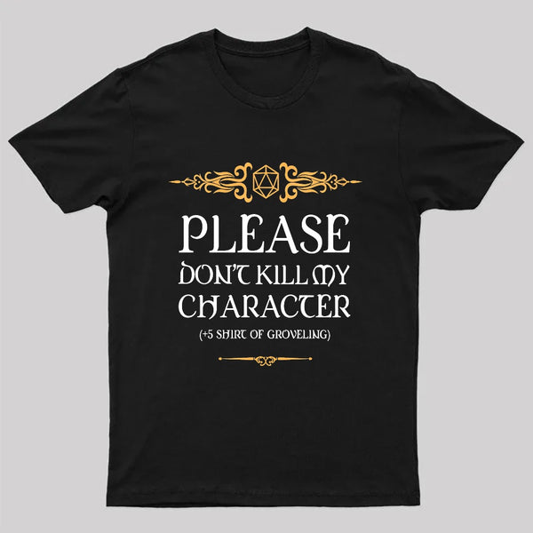 Groveling D20 Dice Tabletop RPG Addict Geek T-Shirt
