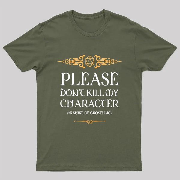 Groveling D20 Dice Tabletop RPG Addict Geek T-Shirt