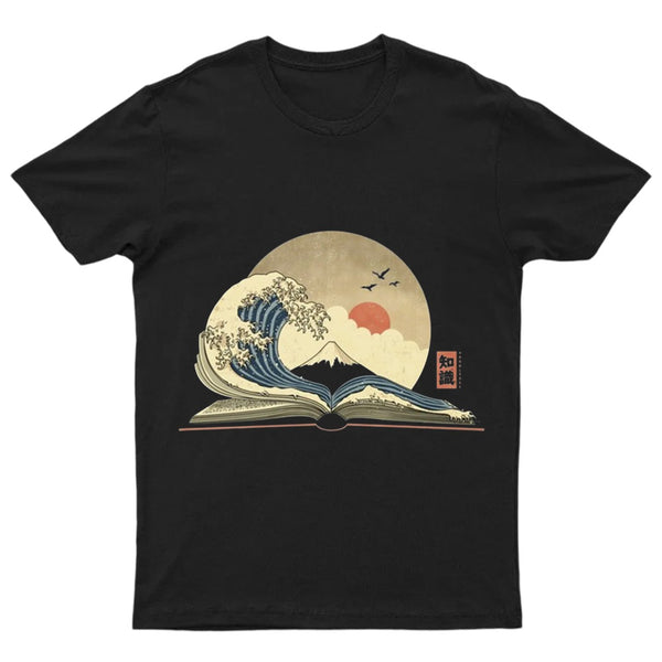 The Great Wave of Knowledge T-Shirt
