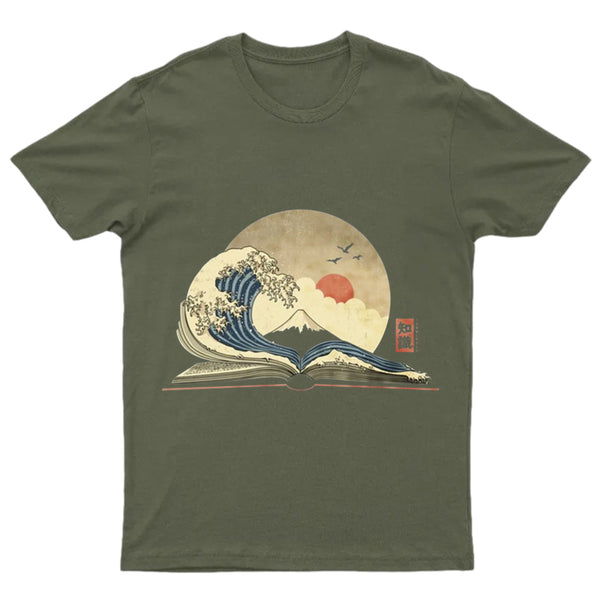The Great Wave of Knowledge T-Shirt