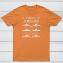 6 Stages Of Debugging Computer Programming T-Shirt