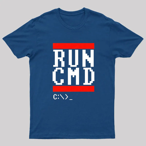 RUN CMD IT Nerd T-Shirt