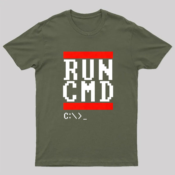 RUN CMD IT Nerd T-Shirt