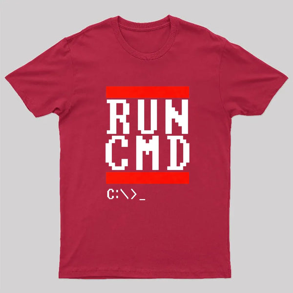 RUN CMD IT Nerd T-Shirt