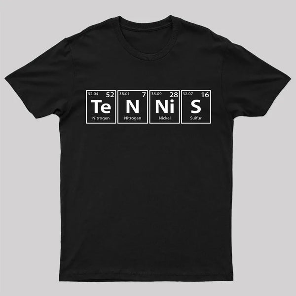 Tennis (Te-N-Ni-S) Periodic Elements T-Shirt