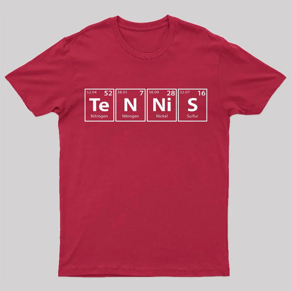 Tennis (Te-N-Ni-S) Periodic Elements T-Shirt