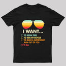 Funny Music lover Gift I Want It All T-Shirt