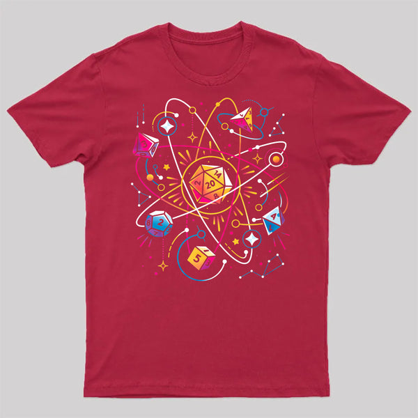 Orbital Atomic Dice Geek T-Shirt