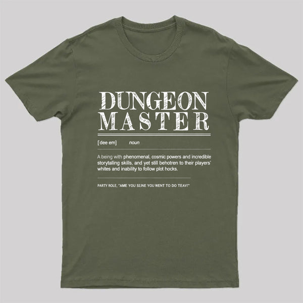 Dungeon Master Definition T-Shirt