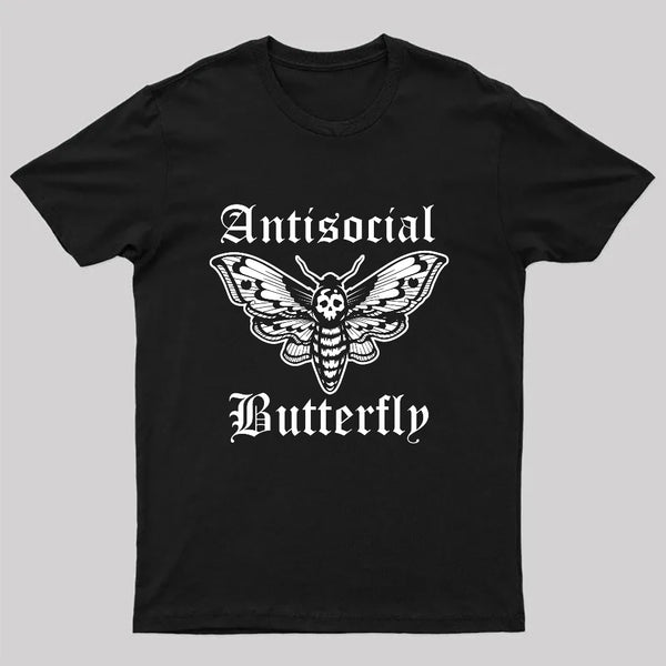 Funny Antisocial Butterfly T-Shirt