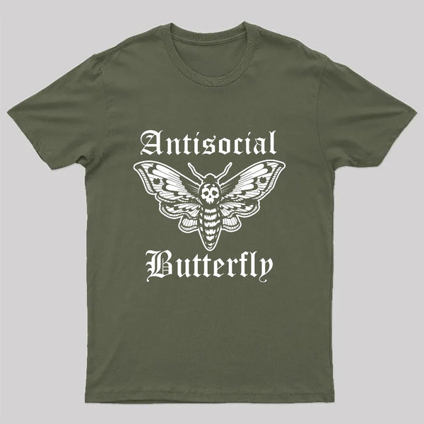 Funny Antisocial Butterfly T-Shirt