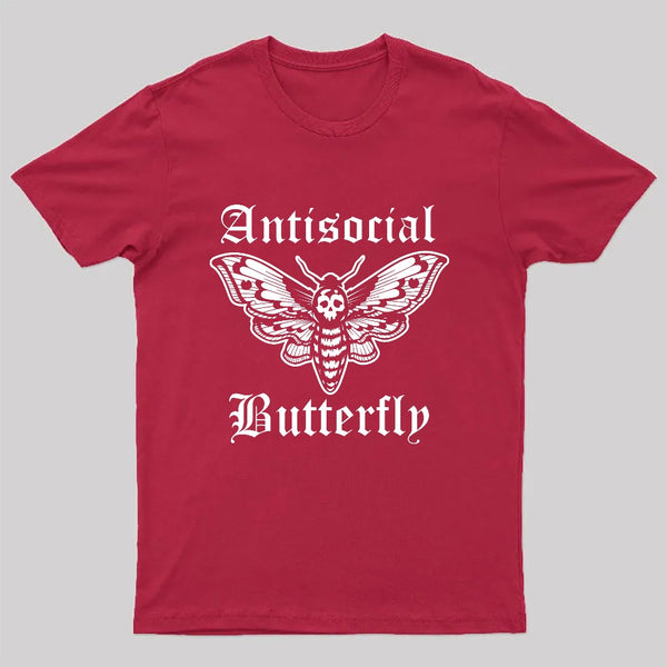 Funny Antisocial Butterfly T-Shirt