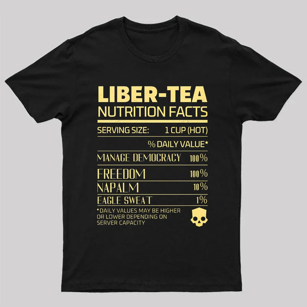 Liber-tea one cup at a time! helldivers T-Shirt