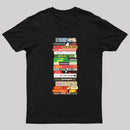 Classic Banned Books Stack Geek T-Shirt