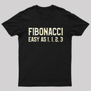 FIBONACCI Front and Back Printed T-Shirt